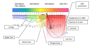 licht penetratie in de huid licht penetratie in de huid